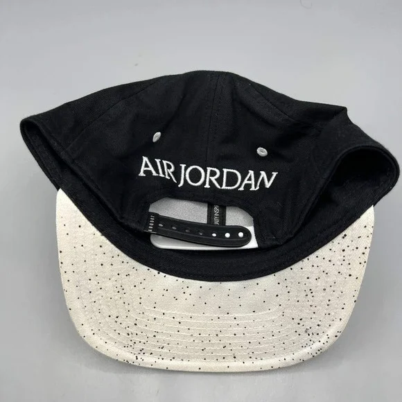 Air Jordan Pro Hat Men Black White Classic Cement Jumpman Snap Back Cap